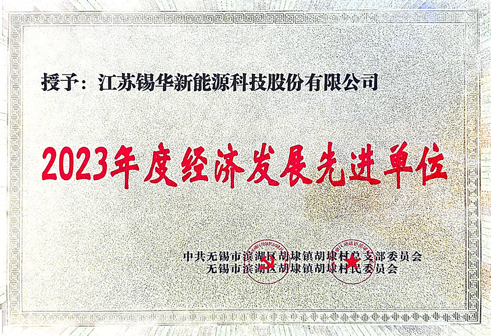 2023年度經濟發展先 進單位